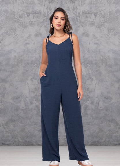 Long strappy jumpsuit