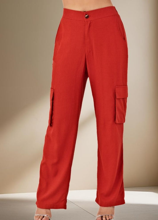 Pantalón cargo bota recta