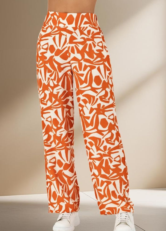 Pantalón palazzo estampado
