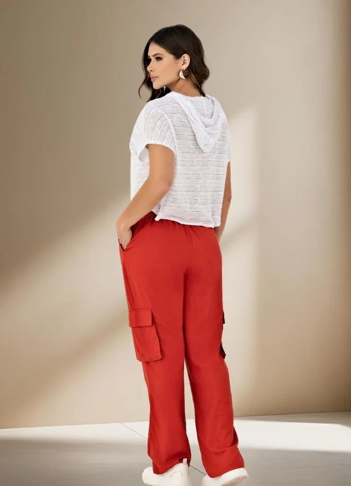 Blusa manga corta con capota - Ropa Colombiana by Victoria Herrera