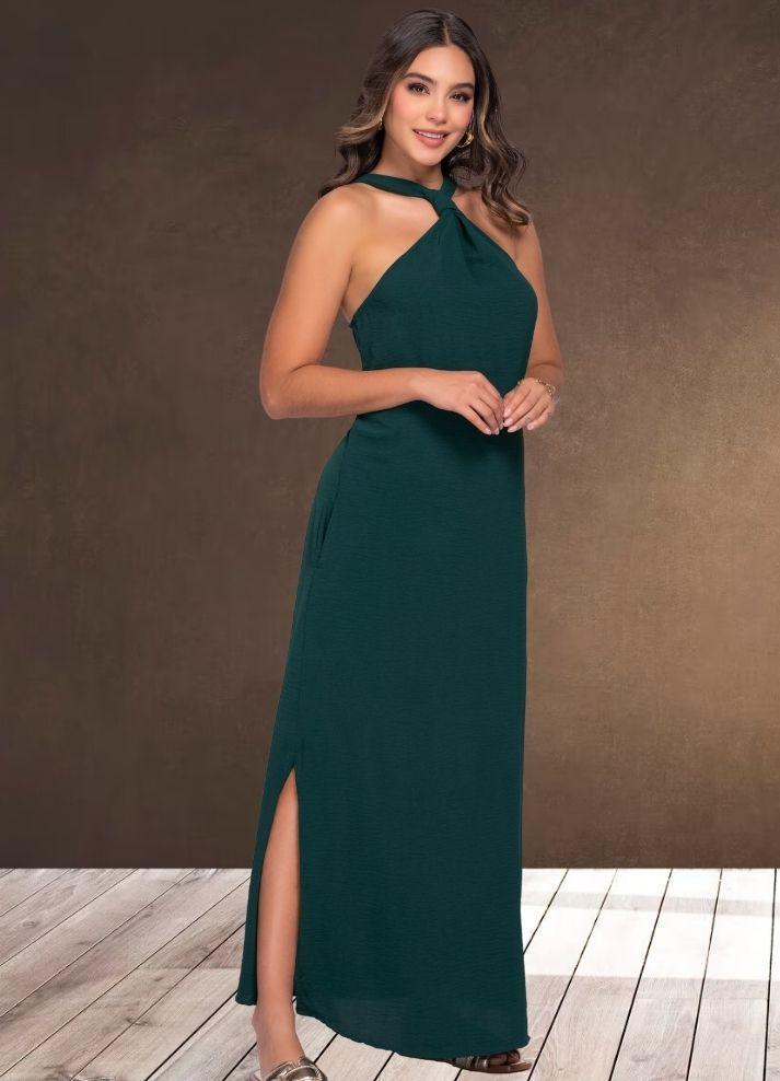 Long halter dress