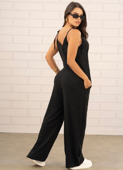 Long strappy jumpsuit