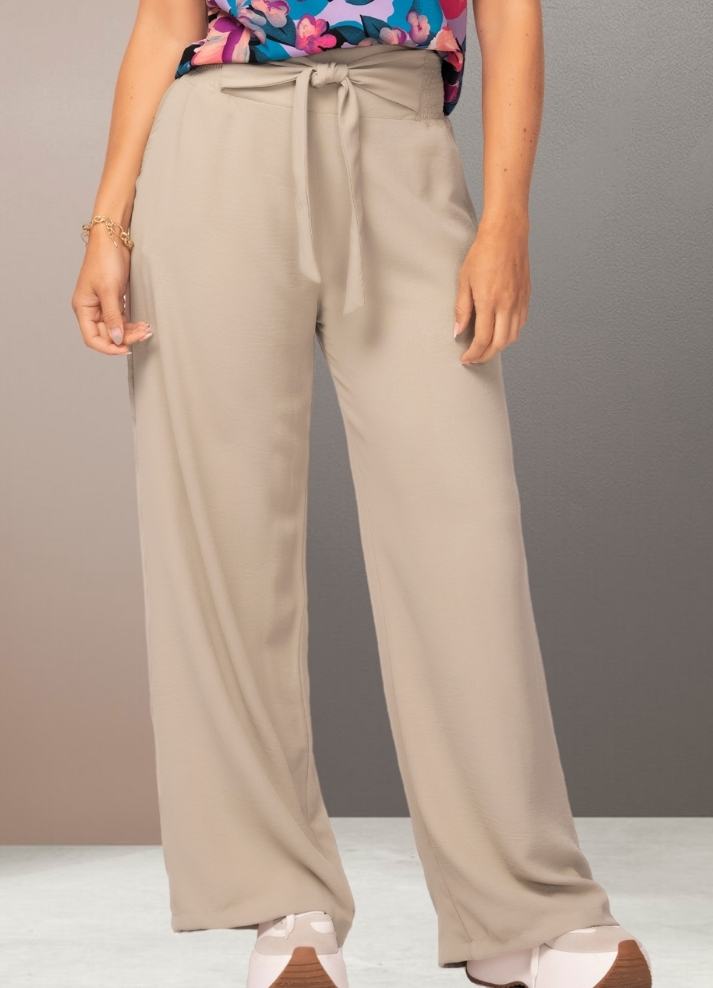 Straight leg trousers