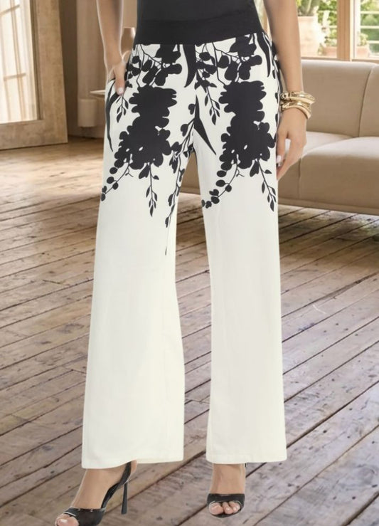 Pantalón palazzo estampado