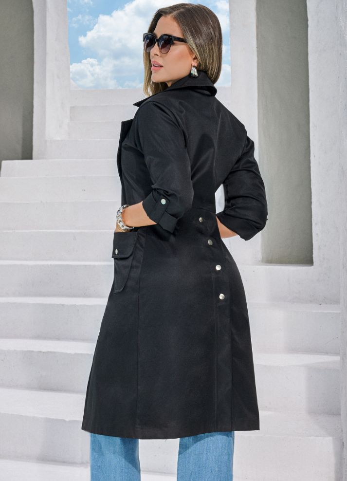 Long Satin Coat