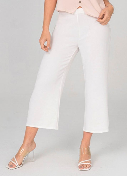 Pantalón culotte pretina alta