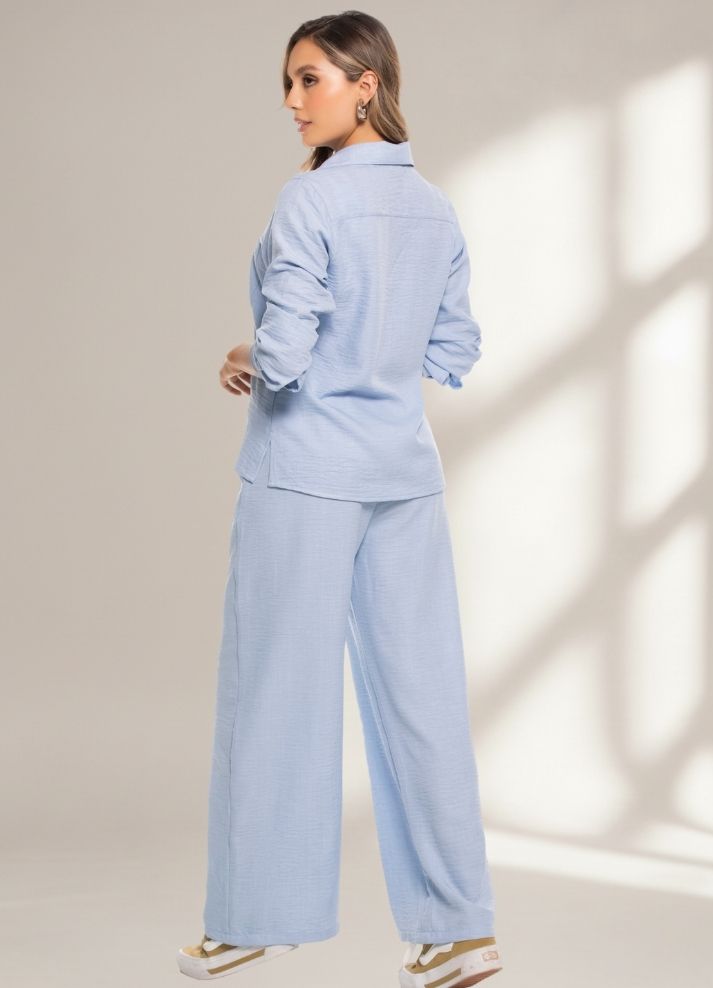 Set camisa y pantalón palazzo