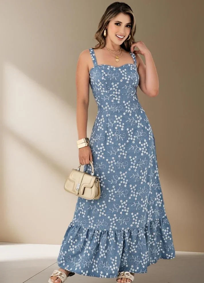 Vestido largo - Ropa Colombiana by Victoria Herrera