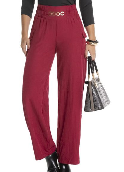 Pantalón cargo bota ancha