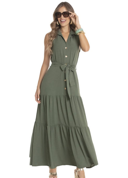Long 3/4 sleeve dress