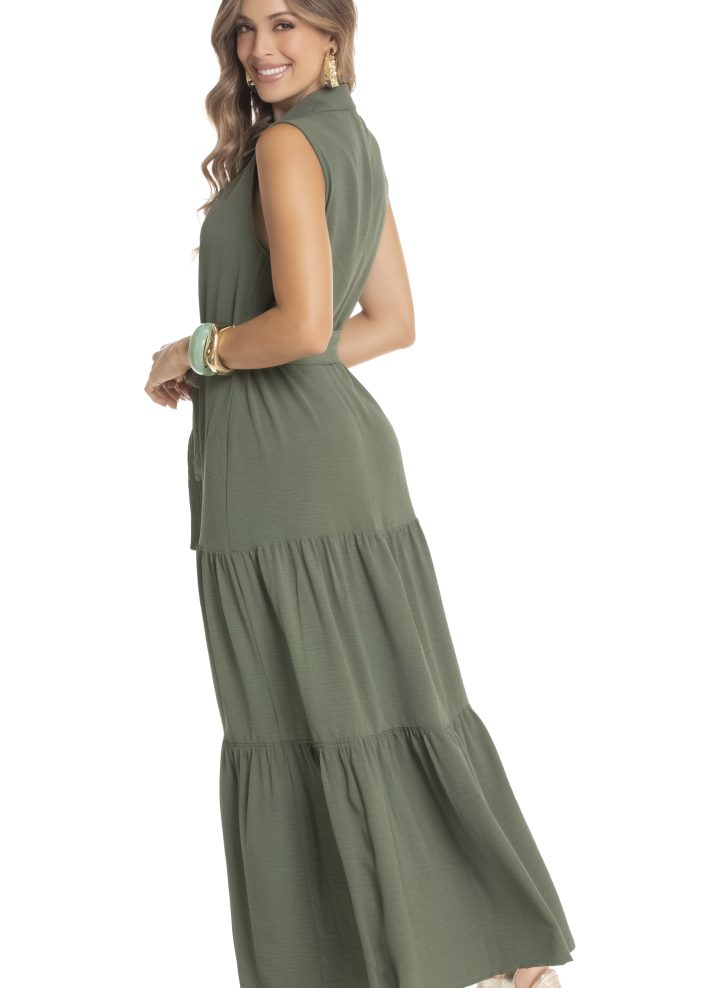 Long 3/4 sleeve dress