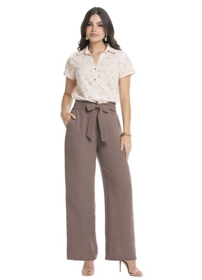 Blusa manga corta algodón