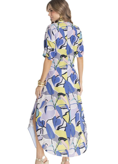 Long 3/4 sleeve dress