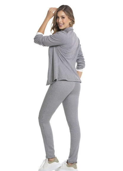 Blazer cuello solapa cuadros