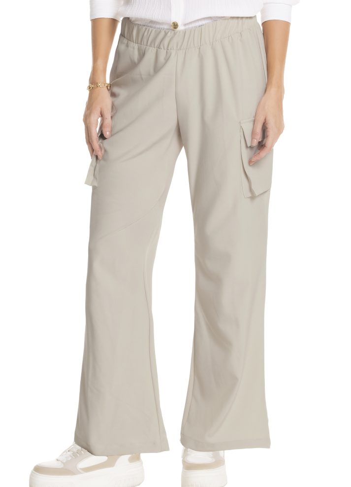 Pantalón cargo bota ancha