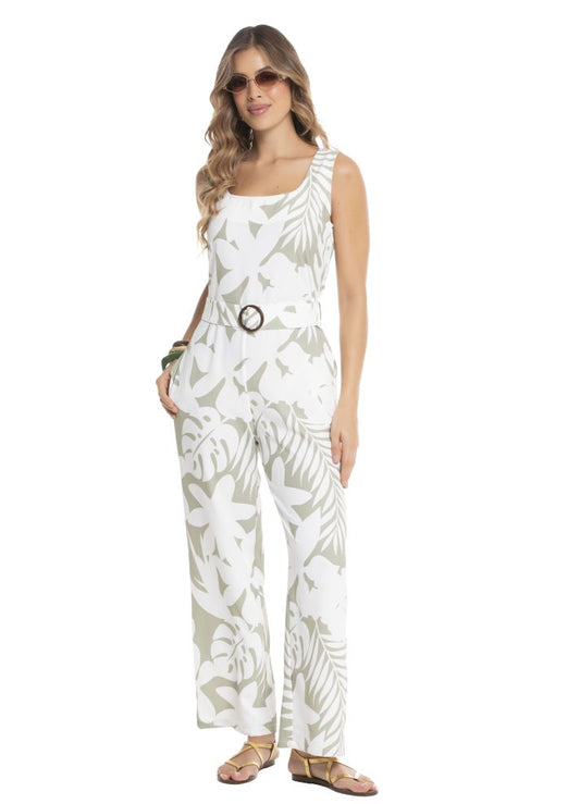 Long sleeve sleeveless jumpsuit