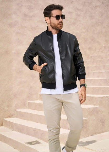 Chaqueta en cuerotex para hombre
