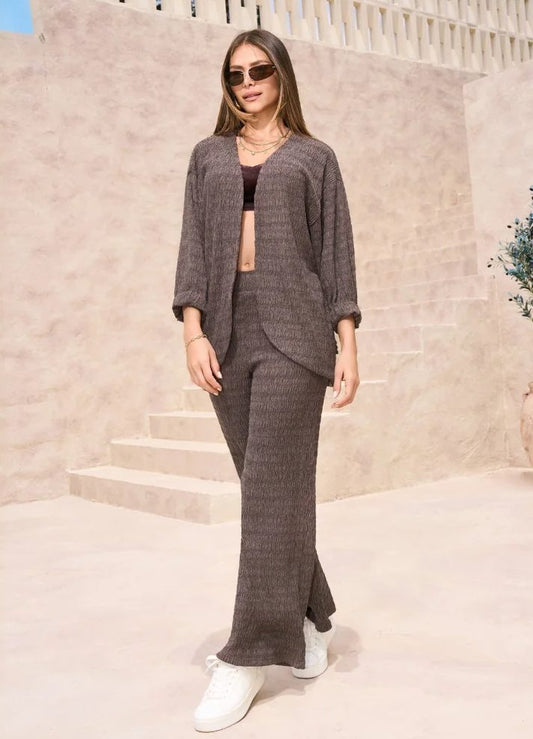 Set blusa manga 3/4 y pantalón