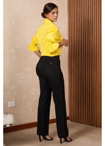 Pantalón pretina alta
