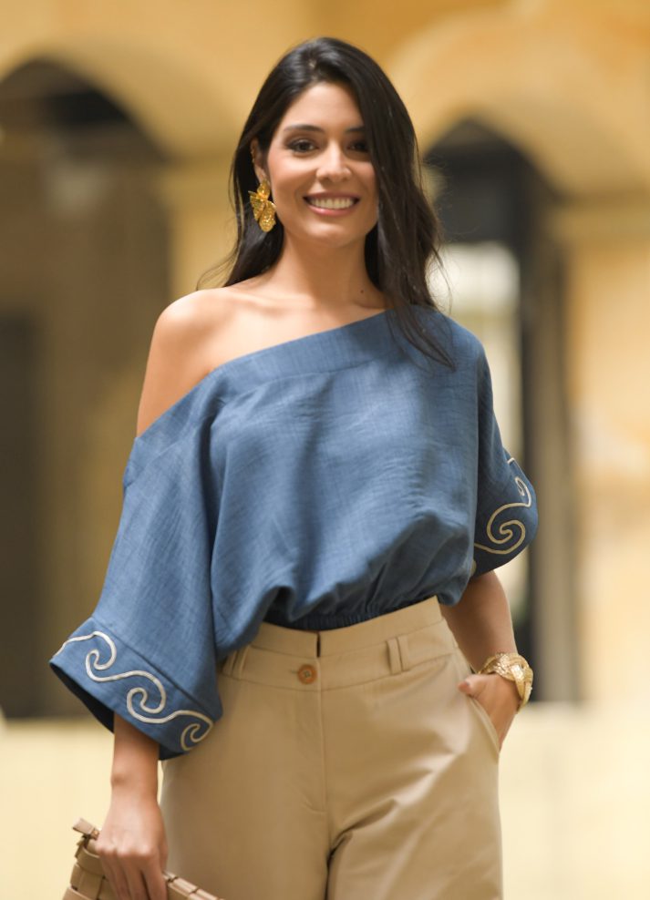 Blusa hombro descubierto