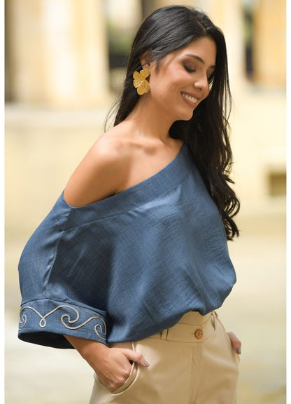 Blusa hombro descubierto