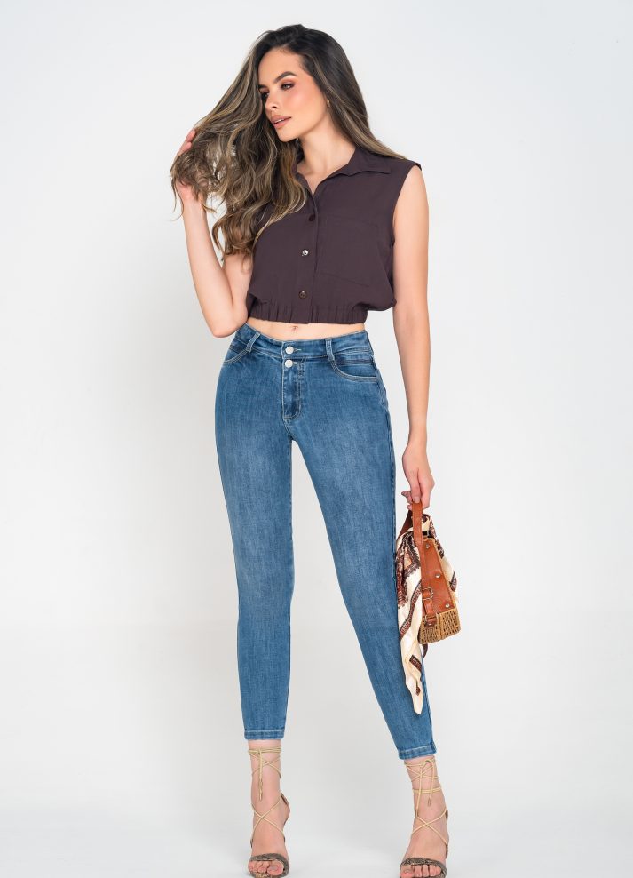 Jean skinny push up