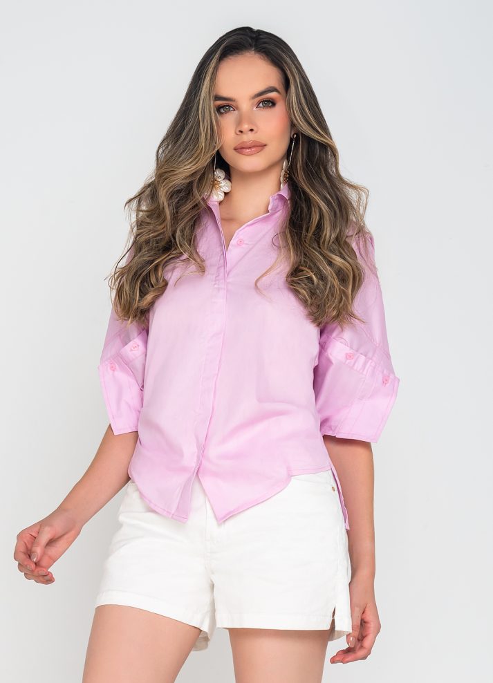 Camisa manga 3/4