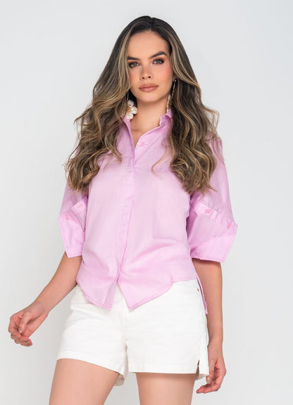 Camisa manga 3/4