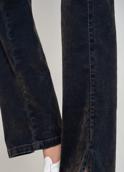 Jean palazzo tornasol gris azul