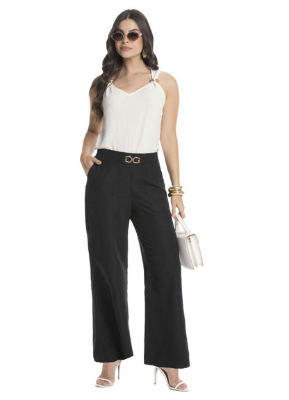 Blusa sin mangas escote en V