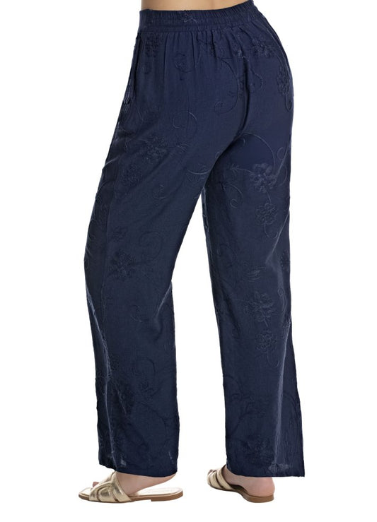 Pantalón bota ancha pretina alta
