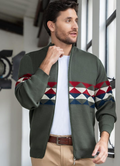 Chaqueta para hombre en tejido