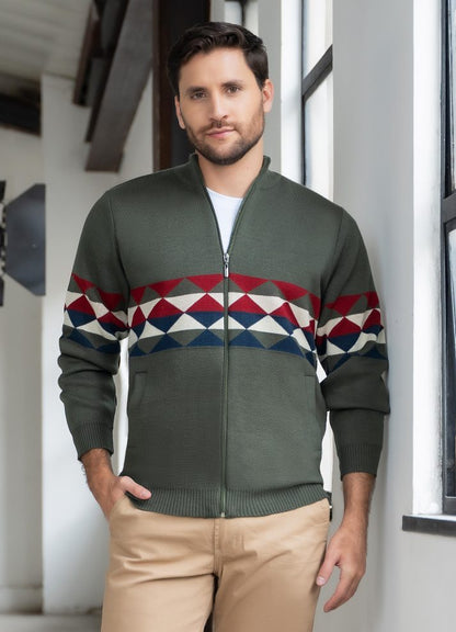 Chaqueta para hombre en tejido