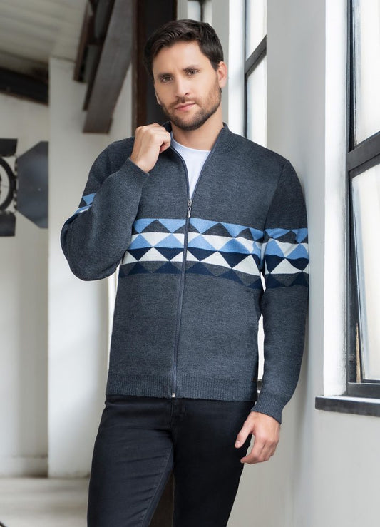 Chaqueta para hombre en tejido