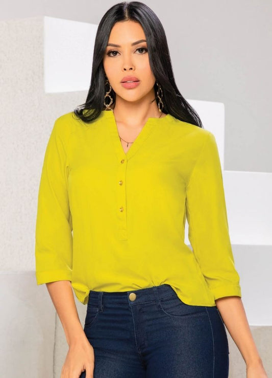 3/4 sleeve blouse