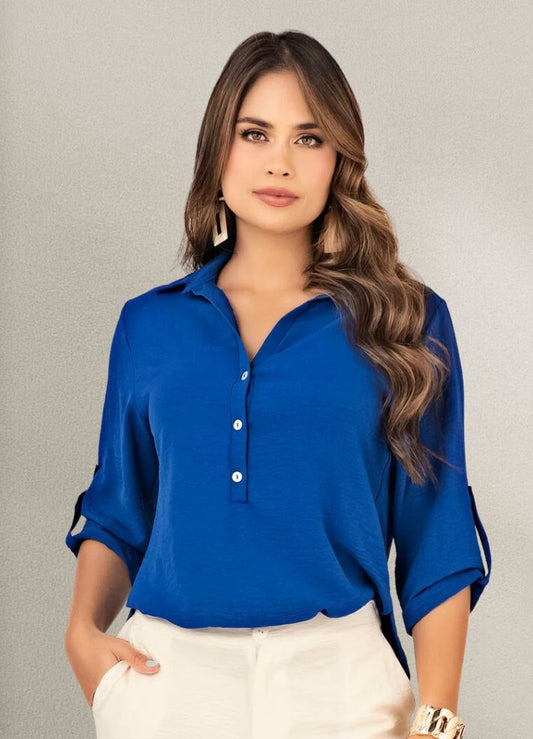 Blusa camisera manga 3/4