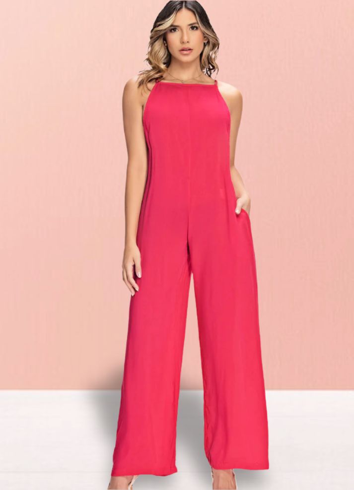 Long strappy jumpsuit